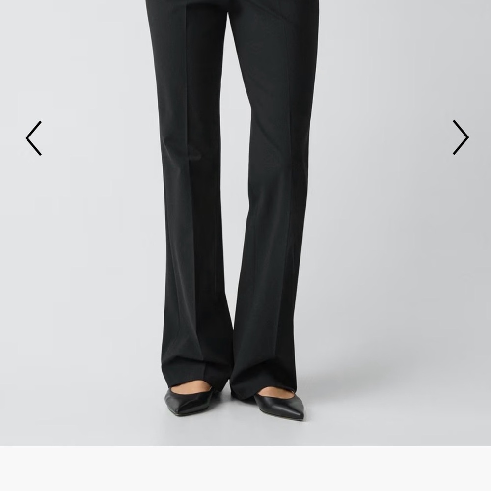 Theory Black Slim Wool Trousers NWT - Picture 3 of 9